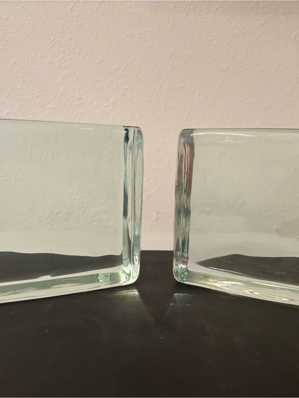 Clear Glass Decorative Block - Transparent - Picture 4 of 7